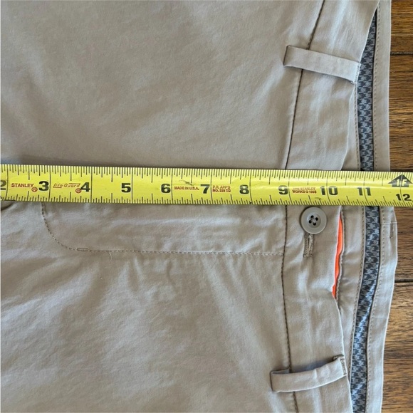 Vineyard Vines OTG Men's ON-The-Go 5-Pocket Performance Stretch Tan Pants 32x32 - Picture 10 of 11